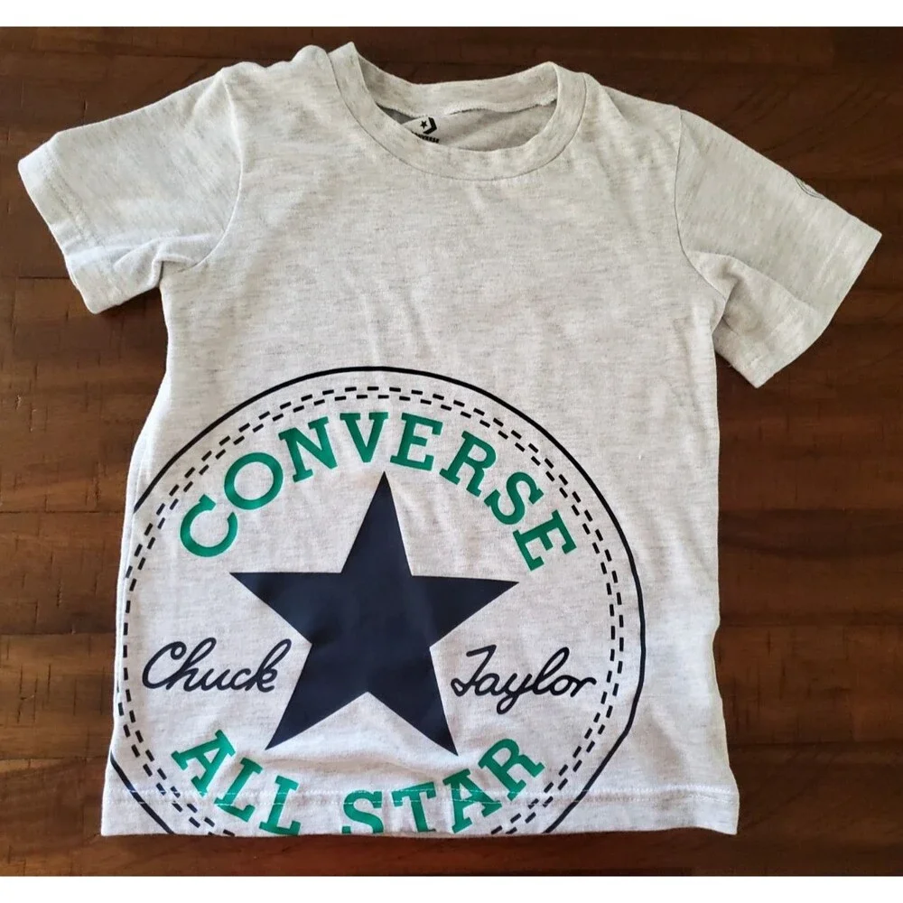 EUC Boy's Converse logo short sleeve t-shirt and shorts set - Size 7